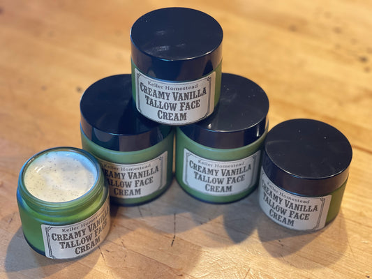 Creamy Vanilla Tallow Face Cream