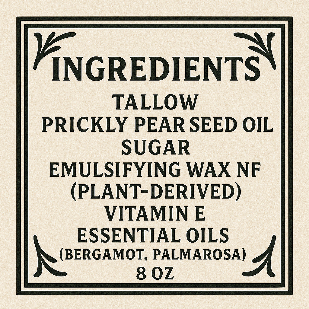 Cactus Dew Tallow Face Scrub