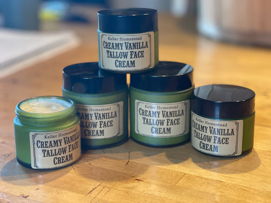 Creamy Vanilla Tallow Face Cream
