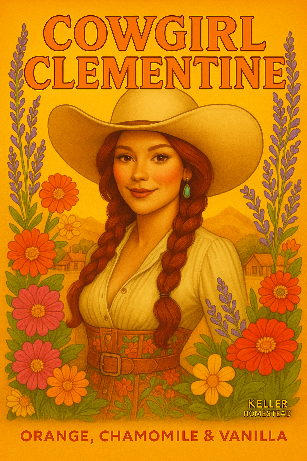 Cowgirl Clementine Soap (original label)