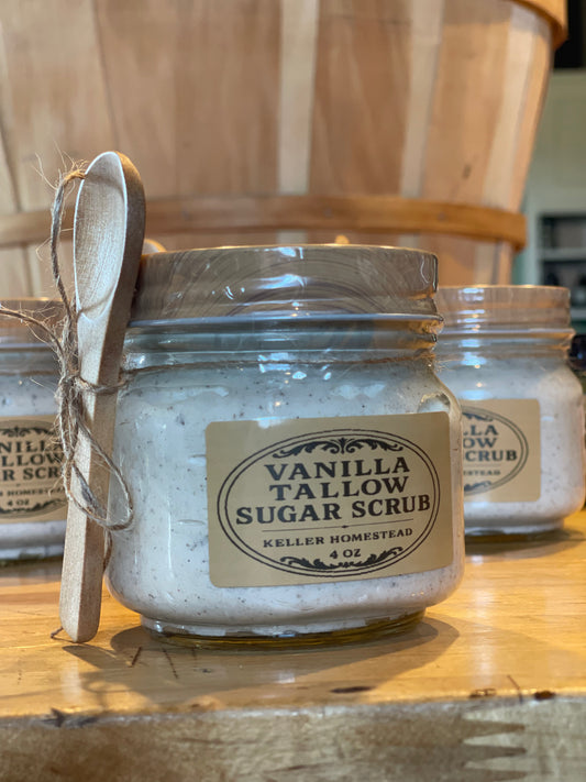 Vanilla Tallow Sugar Scrub